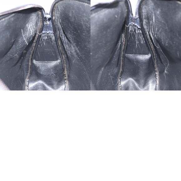 DIOR Trotter Canvas Shoulder Bag Navy Gold - Picture 12 of 12